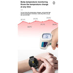 TK20 1,39 pollici IP68 Orologio intelligente con cinturino in silicone impermeabile Supporta ECG / Cura delle famiglie a distanza / Monitoraggio della temperatura corporea, Silicone Band (Red), Silicone Band (Black), Silicone Band (Blue)