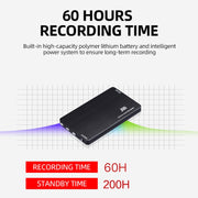 JNN M2 Ultra-sottile HD Riduzione del rumore Intelligent Control Voice Registratore vocale, 4GB, 8GB, 16GB, 32GB, 64GB