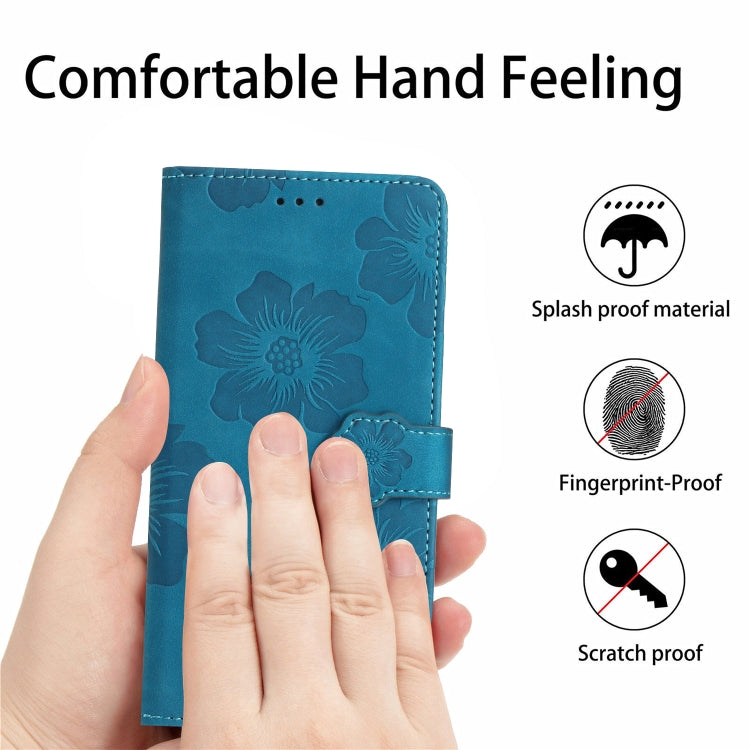 Custodia per cellulare in pelle con motivo floreale in rilievo, For Sony Xperia 10 V, For Sony Xperia 10 IV, For Sony Xperia L4, For Sony Xperia 5