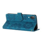 Custodia per cellulare in pelle con motivo floreale in rilievo, For Sony Xperia L3
