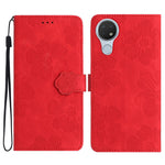 Custodia per cellulare in pelle con motivo floreale in rilievo, For Nokia 6.2 / 7.2, For Nokia 5.4, For Nokia 5.3