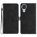 Custodia per cellulare in pelle con motivo floreale in rilievo, For Nokia 6.2 / 7.2, For Nokia 5.4, For Nokia 5.3