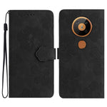 Custodia per cellulare in pelle con motivo floreale in rilievo, For Nokia 6.2 / 7.2, For Nokia 5.4, For Nokia 5.3