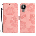 Custodia per cellulare in pelle con motivo floreale in rilievo, For Nokia 6.2 / 7.2, For Nokia 5.4, For Nokia 5.3