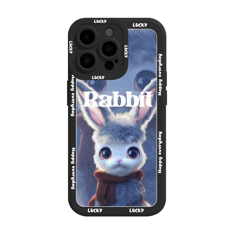 Cassa del telefono del coniglio della pittura a olio del silicone liquido, For iPhone 14, For iPhone 15 Pro Max, For iPhone 14 Plus, For iPhone 14 Pro, For iPhone 14 Pro Max, For iPhone 13, For iPhone 15 Pro, For iPhone 13 Pro, For iPhone 13 Pro Max���...