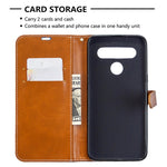 Custodia portafoglio in pelle per LG K61 e Nokia 1.3