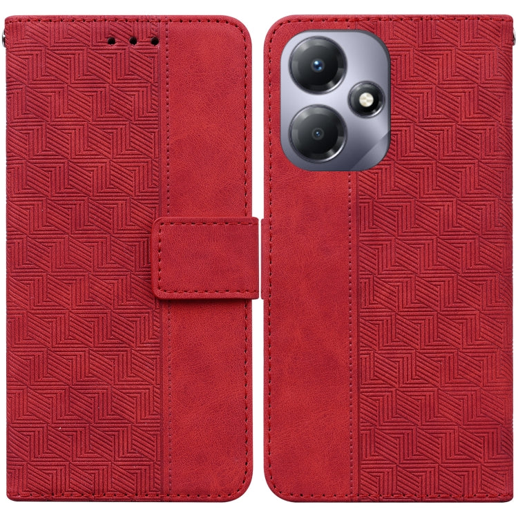 Custodia per telefono in pelle goffrata geometrica, For Infinix Hot 30 Play, For Infinix Hot 30i, For Infinix Hot 30, For Infinix Smart 7 African