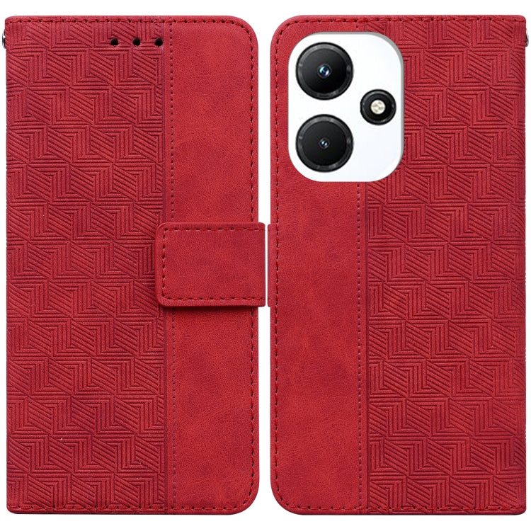 Custodia per telefono in pelle goffrata geometrica, For Infinix Hot 30 Play, For Infinix Hot 30i, For Infinix Hot 30, For Infinix Smart 7 African