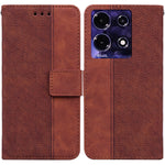 Custodia per telefono in pelle goffrata geometrica, For Infinix Note 30i, For Infinix Note 30 Pro, For Infinix Note 30, For Infinix Note 30 VIP
