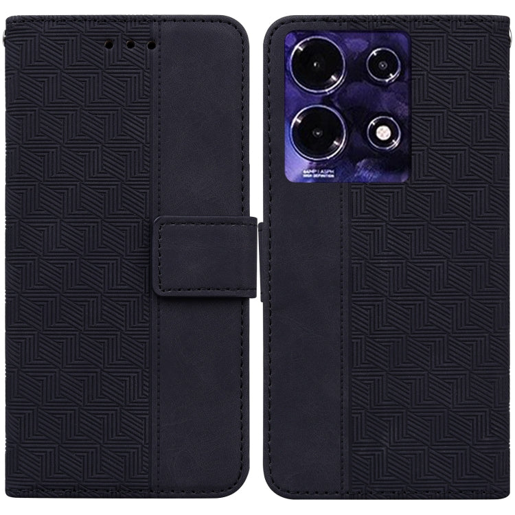 Custodia per telefono in pelle goffrata geometrica, For Infinix Note 30i, For Infinix Note 30 Pro, For Infinix Note 30, For Infinix Note 30 VIP