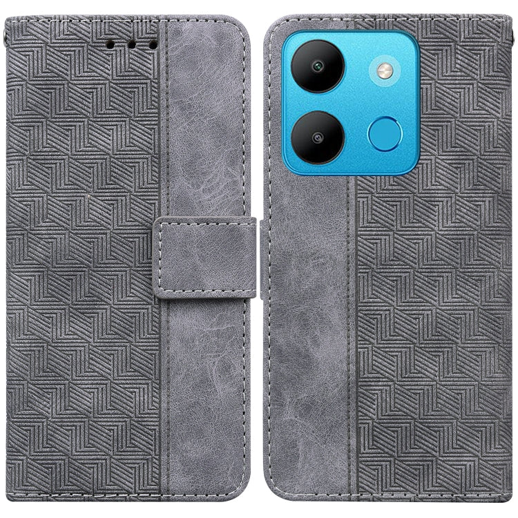 Custodia per telefono in pelle goffrata geometrica, For Infinix Hot 30 Play, For Infinix Hot 30i, For Infinix Hot 30, For Infinix Smart 7 African