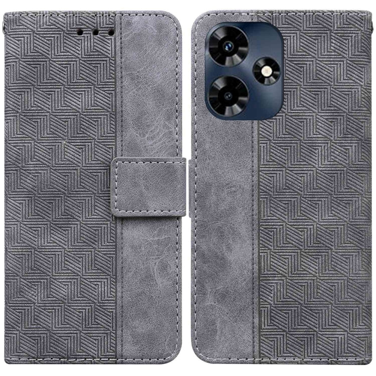 Custodia per telefono in pelle goffrata geometrica, For Infinix Hot 30 Play, For Infinix Hot 30i, For Infinix Hot 30, For Infinix Smart 7 African
