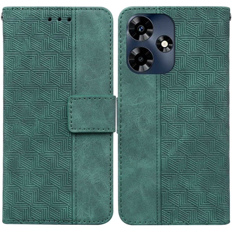 Custodia per telefono in pelle goffrata geometrica, For Infinix Hot 30 Play, For Infinix Hot 30i, For Infinix Hot 30, For Infinix Smart 7 African