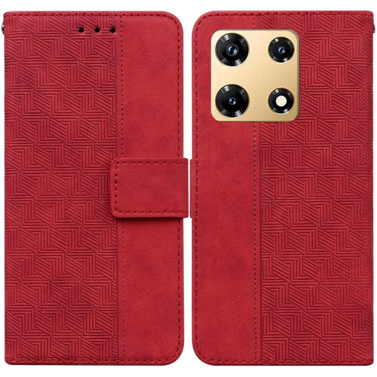 Custodia per telefono in pelle goffrata geometrica, For Infinix Note 30i, For Infinix Note 30 Pro, For Infinix Note 30, For Infinix Note 30 VIP