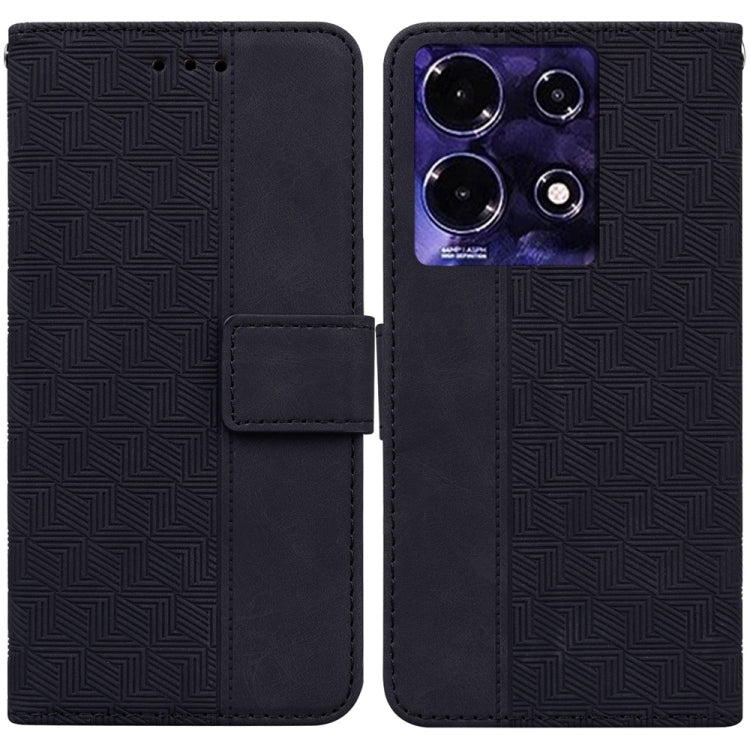 Custodia per telefono in pelle goffrata geometrica, For Infinix Note 30i, For Infinix Note 30 Pro, For Infinix Note 30, For Infinix Note 30 VIP