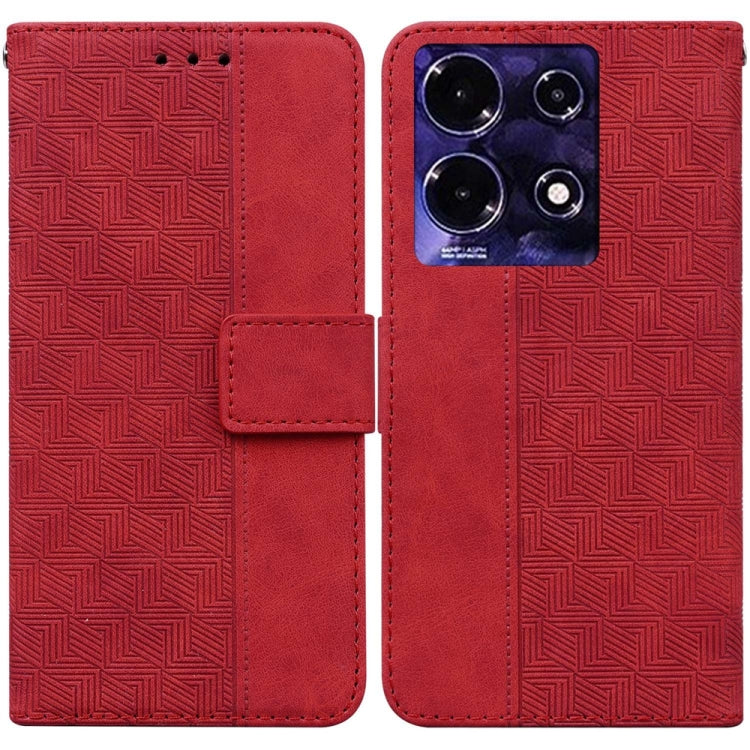 Custodia per telefono in pelle goffrata geometrica, For Infinix Note 30i, For Infinix Note 30 Pro, For Infinix Note 30, For Infinix Note 30 VIP