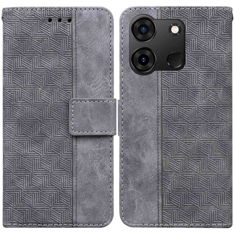Custodia per telefono in pelle goffrata geometrica, For Infinix Note 40 4G, For Infinix Hot 40 / 40 Pro, For Infinix Smart 7 India / 7 Plus, For Infinix Smart 7 HD