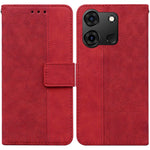 Custodia per telefono in pelle goffrata geometrica, For Infinix Note 40 4G, For Infinix Hot 40 / 40 Pro, For Infinix Smart 7 India / 7 Plus, For Infinix Smart 7 HD