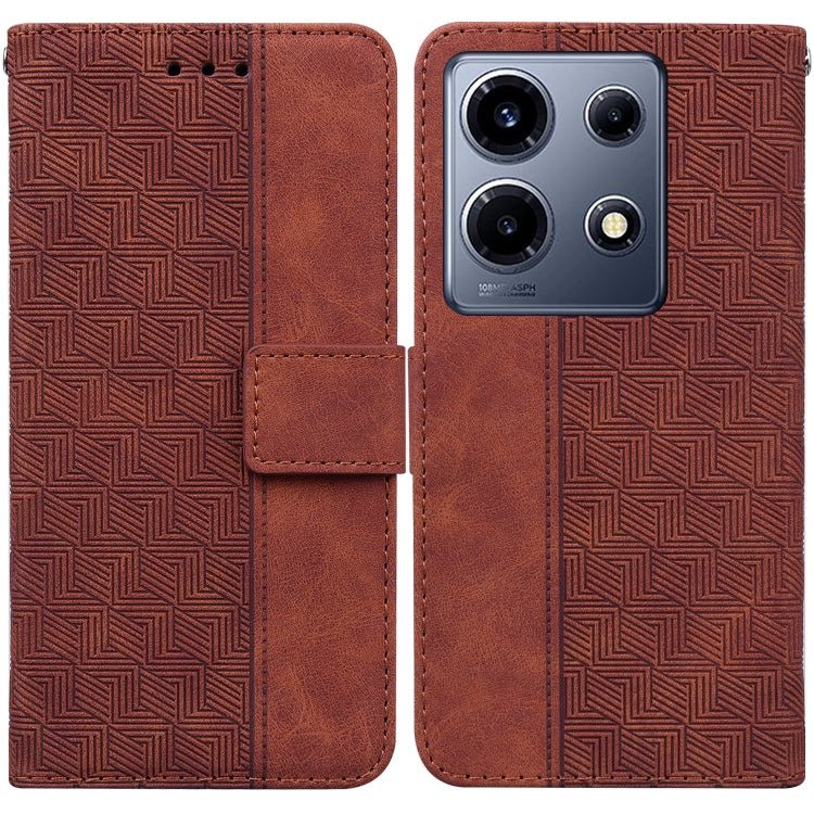 Custodia per telefono in pelle goffrata geometrica, For Infinix Note 30i, For Infinix Note 30 Pro, For Infinix Note 30, For Infinix Note 30 VIP