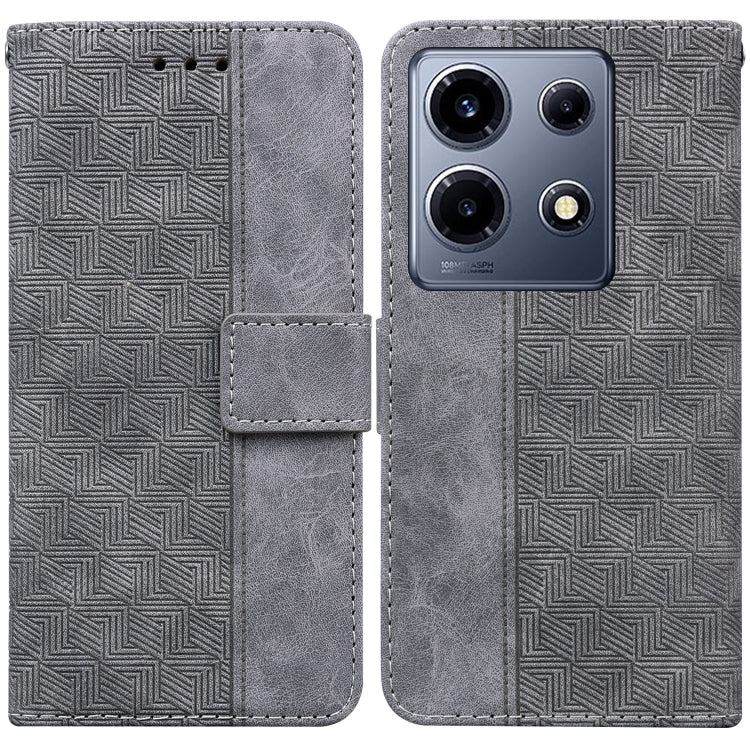 Custodia per telefono in pelle goffrata geometrica, For Infinix Note 30i, For Infinix Note 30 Pro, For Infinix Note 30, For Infinix Note 30 VIP