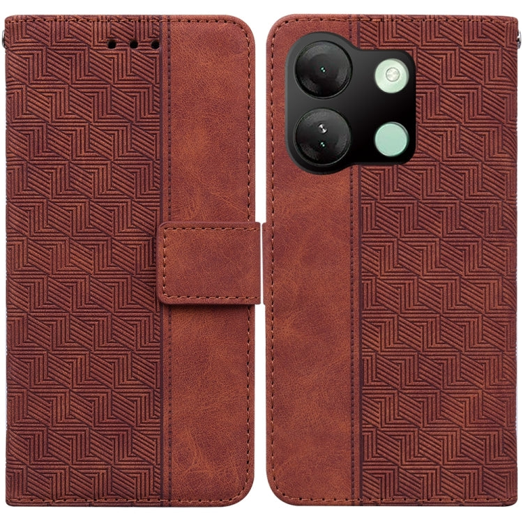 Custodia per telefono in pelle goffrata geometrica, For Infinix Note 40 4G, For Infinix Hot 40 / 40 Pro, For Infinix Smart 7 India / 7 Plus, For Infinix Smart 7 HD