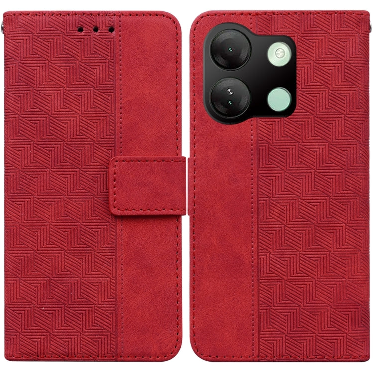 Custodia per telefono in pelle goffrata geometrica, For Infinix Note 40 4G, For Infinix Hot 40 / 40 Pro, For Infinix Smart 7 India / 7 Plus, For Infinix Smart 7 HD