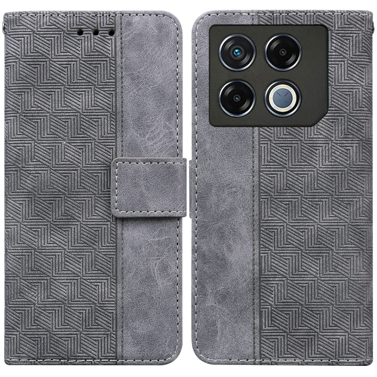 Custodia per telefono in pelle goffrata geometrica, For Infinix Note 40 5G, For Infinix GT 20 Pro, For Infinix Note 40 Pro 5G / 40 Pro 4G, For Infinix Note 40 Pro+