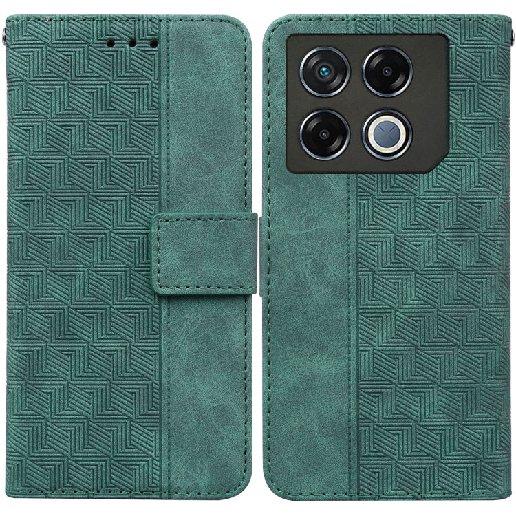 Custodia per telefono in pelle goffrata geometrica, For Infinix Note 40 5G, For Infinix GT 20 Pro, For Infinix Note 40 Pro 5G / 40 Pro 4G, For Infinix Note 40 Pro+