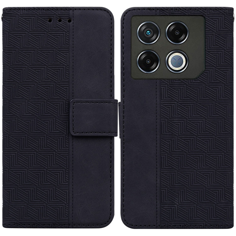 Custodia per telefono in pelle goffrata geometrica, For Infinix Note 40 5G, For Infinix GT 20 Pro, For Infinix Note 40 Pro 5G / 40 Pro 4G, For Infinix Note 40 Pro+