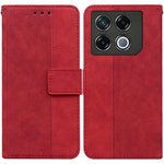 Custodia per telefono in pelle goffrata geometrica, For Infinix Note 40 5G, For Infinix GT 20 Pro, For Infinix Note 40 Pro 5G / 40 Pro 4G, For Infinix Note 40 Pro+