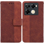 Custodia per telefono in pelle goffrata geometrica, For Infinix Note 40 5G, For Infinix GT 20 Pro, For Infinix Note 40 Pro 5G / 40 Pro 4G, For Infinix Note 40 Pro+