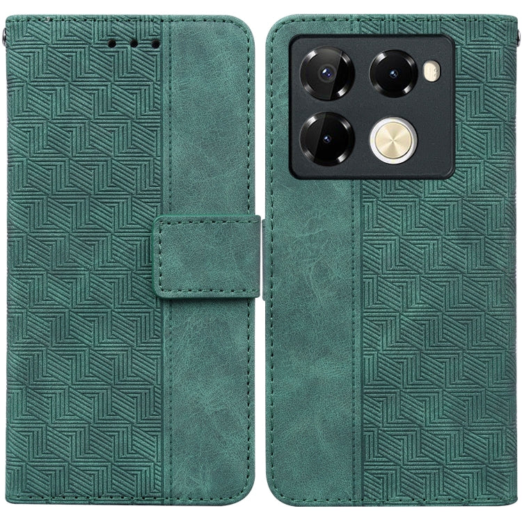 Custodia per telefono in pelle goffrata geometrica, For Infinix Note 40 5G, For Infinix GT 20 Pro, For Infinix Note 40 Pro 5G / 40 Pro 4G, For Infinix Note 40 Pro+