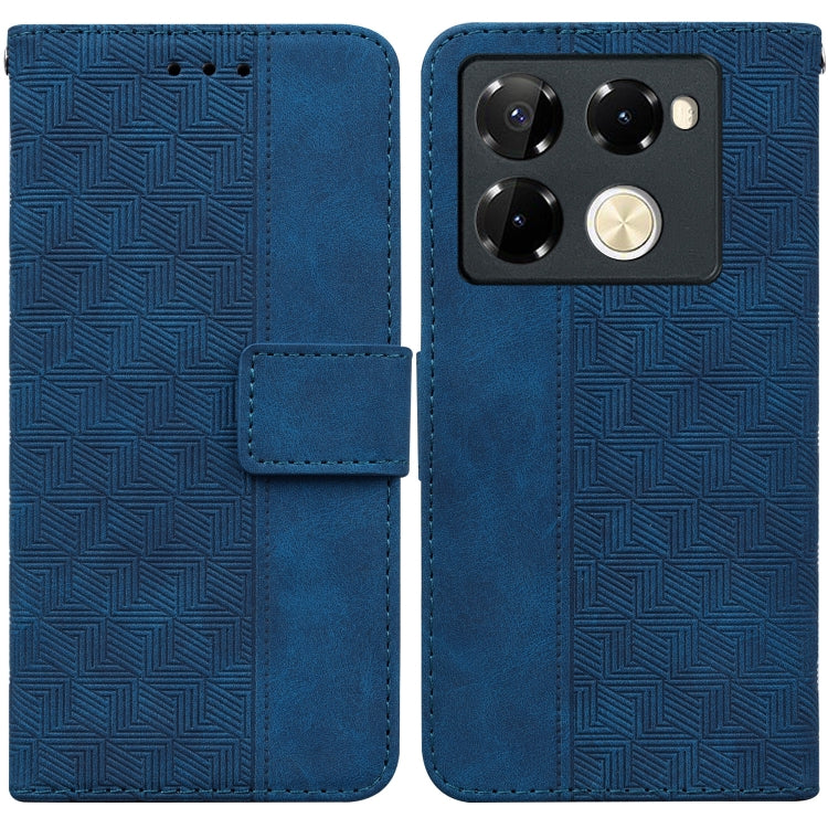 Custodia per telefono in pelle goffrata geometrica, For Infinix Note 40 5G, For Infinix GT 20 Pro, For Infinix Note 40 Pro 5G / 40 Pro 4G, For Infinix Note 40 Pro+