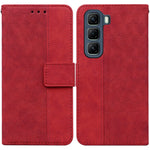 Custodia per telefono in pelle goffrata geometrica, For Infinix Hot 50 Pro+ 4G, For Infinix Hot 50 4G, For Infinix Hot 50 5G, For Infinix Zero 40 4G / 5G