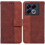 Custodia per telefono in pelle goffrata geometrica, For Infinix Note 40 5G, For Infinix GT 20 Pro, For Infinix Note 40 Pro 5G / 40 Pro 4G, For Infinix Note 40 Pro+