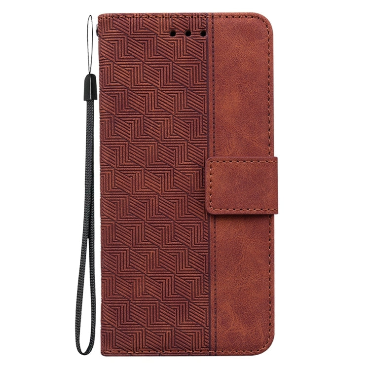 Custodia per telefono in pelle goffrata geometrica, For Infinix Note 40 5G, For Infinix GT 20 Pro, For Infinix Note 40 Pro 5G / 40 Pro 4G, For Infinix Note 40 Pro+