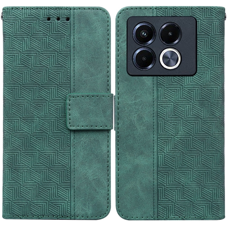 Custodia per telefono in pelle goffrata geometrica, For Infinix Note 40 5G, For Infinix GT 20 Pro, For Infinix Note 40 Pro 5G / 40 Pro 4G, For Infinix Note 40 Pro+