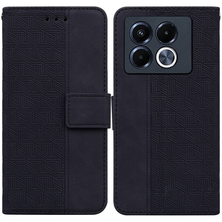 Custodia per telefono in pelle goffrata geometrica, For Infinix Note 40 5G, For Infinix GT 20 Pro, For Infinix Note 40 Pro 5G / 40 Pro 4G, For Infinix Note 40 Pro+