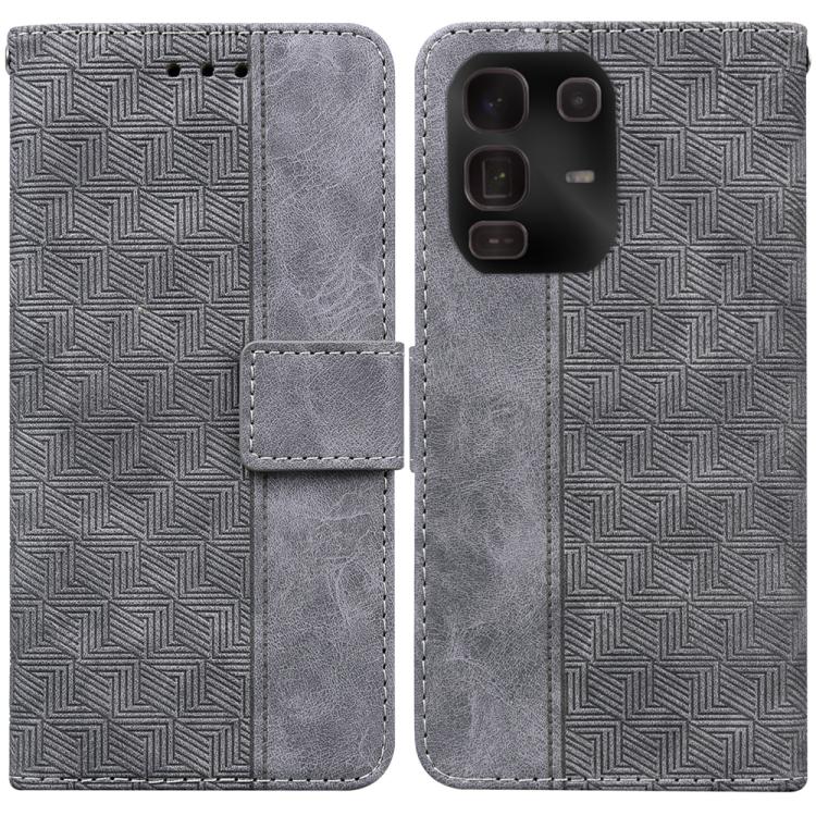Custodia per telefono in pelle goffrata geometrica, For Infinix Note 50 Pro+, For Infinix Note 50 4G / Note 50 Pro 4G, For Infinix Hot 50 Pro 4G, For Infinix Hot 50i / Smart 9