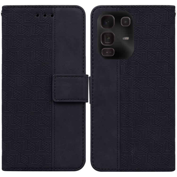 Custodia per telefono in pelle goffrata geometrica, For Infinix Note 50 Pro+, For Infinix Note 50 4G / Note 50 Pro 4G, For Infinix Hot 50 Pro 4G, For Infinix Hot 50i / Smart 9