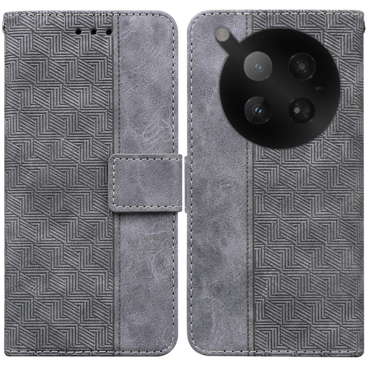 Custodia per telefono in pelle goffrata geometrica, For Infinix Hot 50 Pro+ 4G, For Infinix Hot 50 4G, For Infinix Hot 50 5G, For Infinix Zero 40 4G / 5G