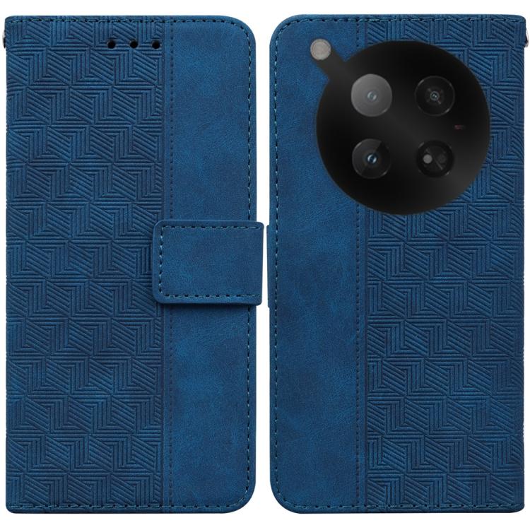 Custodia per telefono in pelle goffrata geometrica, For Infinix Hot 50 Pro+ 4G, For Infinix Hot 50 4G, For Infinix Hot 50 5G, For Infinix Zero 40 4G / 5G