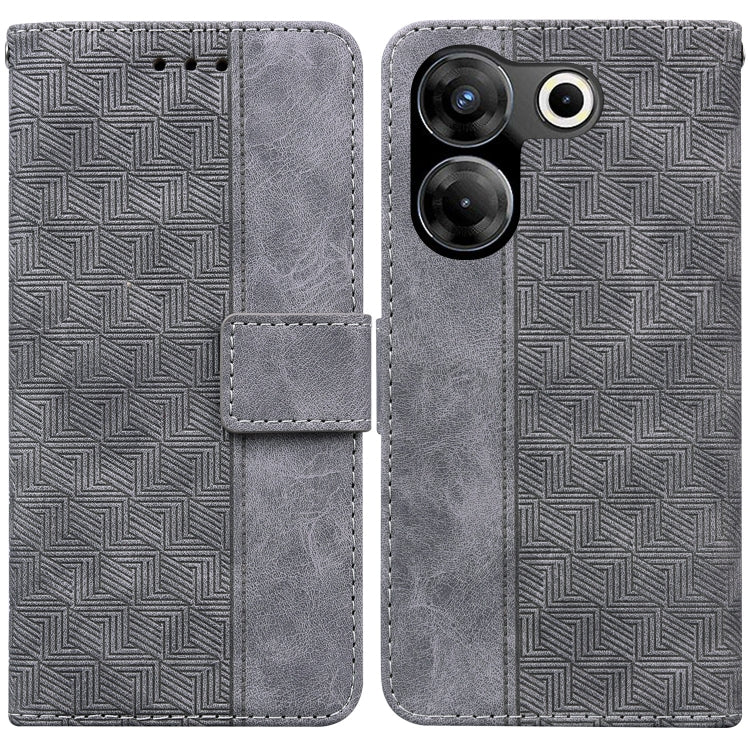 Custodia per telefono in pelle goffrata geometrica, For Tecno Camon 20 Pro 5G, For Tecno Pova 5, For Tecno Spark 10 5G, For Tecno Spark 10 Pro
