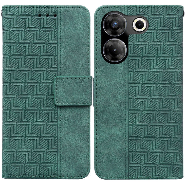 Custodia per telefono in pelle goffrata geometrica, For Tecno Camon 20 Pro 5G, For Tecno Pova 5, For Tecno Spark 10 5G, For Tecno Spark 10 Pro