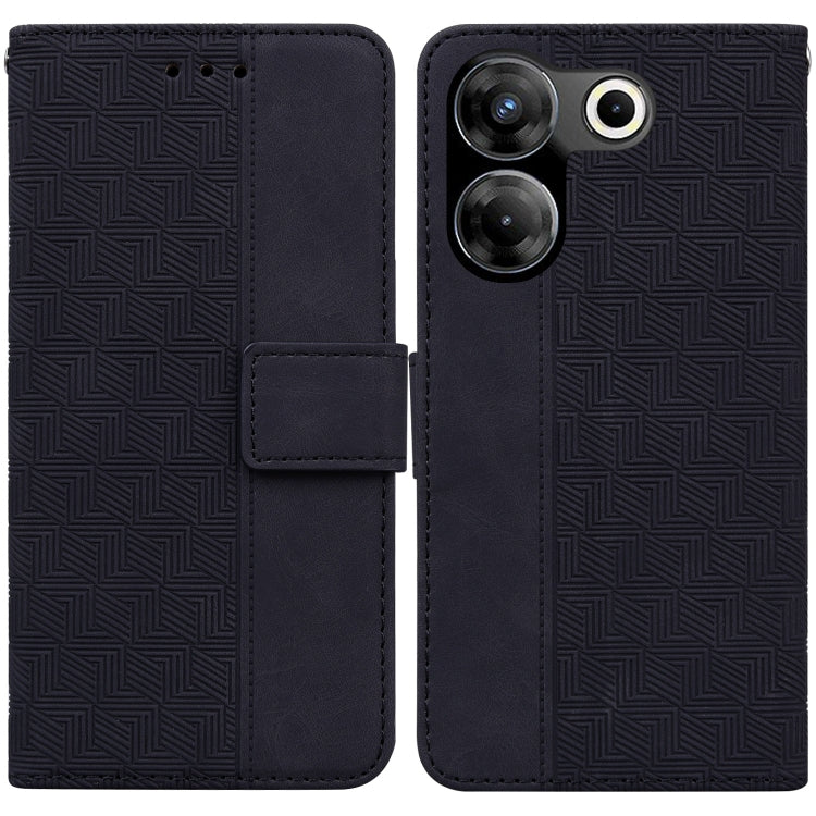 Custodia per telefono in pelle goffrata geometrica, For Tecno Camon 20 Pro 5G, For Tecno Pova 5, For Tecno Spark 10 5G, For Tecno Spark 10 Pro