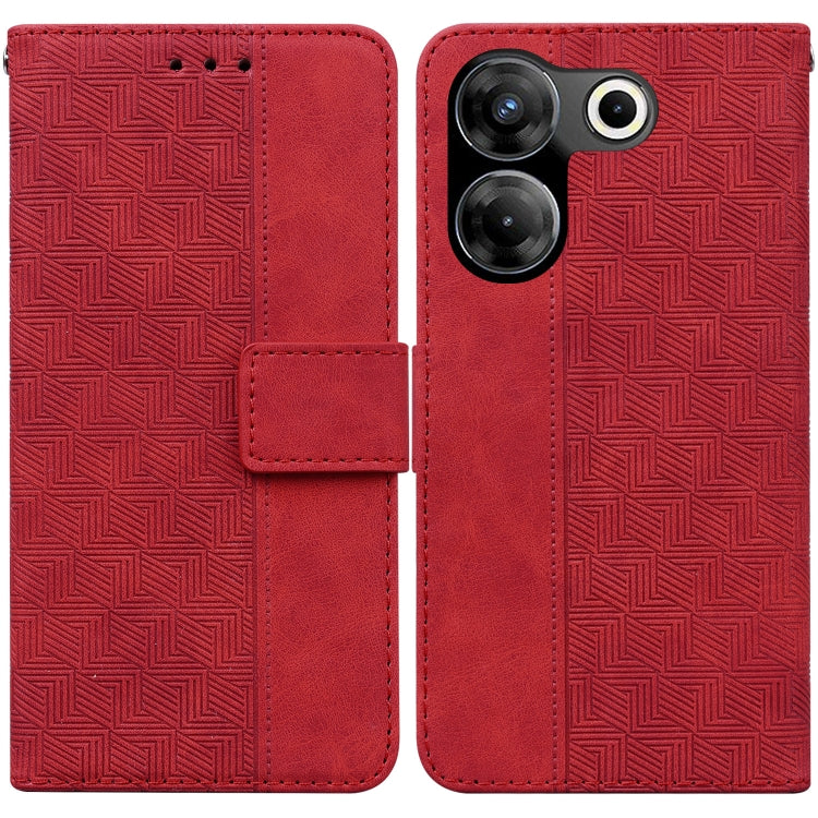 Custodia per telefono in pelle goffrata geometrica, For Tecno Camon 20 Pro 5G, For Tecno Pova 5, For Tecno Spark 10 5G, For Tecno Spark 10 Pro