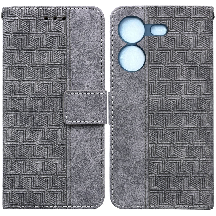 Custodia per telefono in pelle goffrata geometrica, For Tecno Camon 20 Pro 5G, For Tecno Pova 5, For Tecno Spark 10 5G, For Tecno Spark 10 Pro