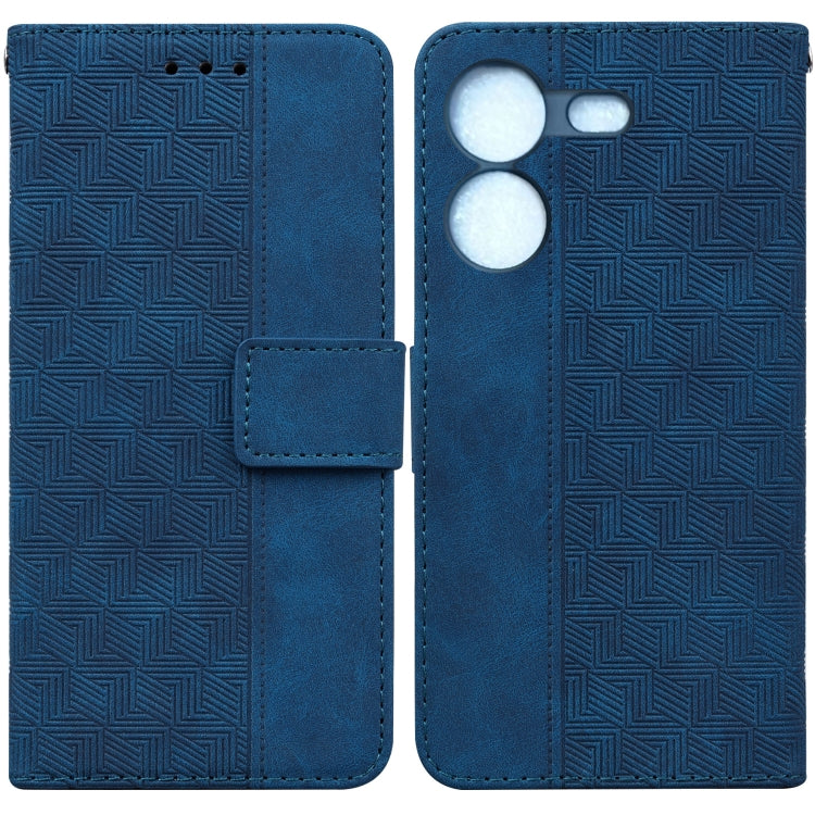 Custodia per telefono in pelle goffrata geometrica, For Tecno Camon 20 Pro 5G, For Tecno Pova 5, For Tecno Spark 10 5G, For Tecno Spark 10 Pro