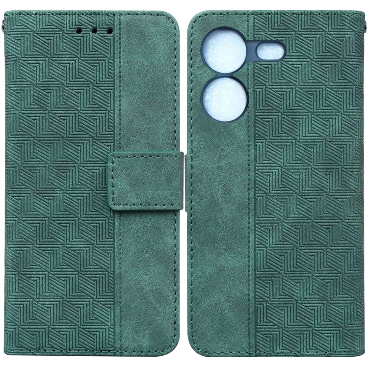 Custodia per telefono in pelle goffrata geometrica, For Tecno Camon 20 Pro 5G, For Tecno Pova 5, For Tecno Spark 10 5G, For Tecno Spark 10 Pro