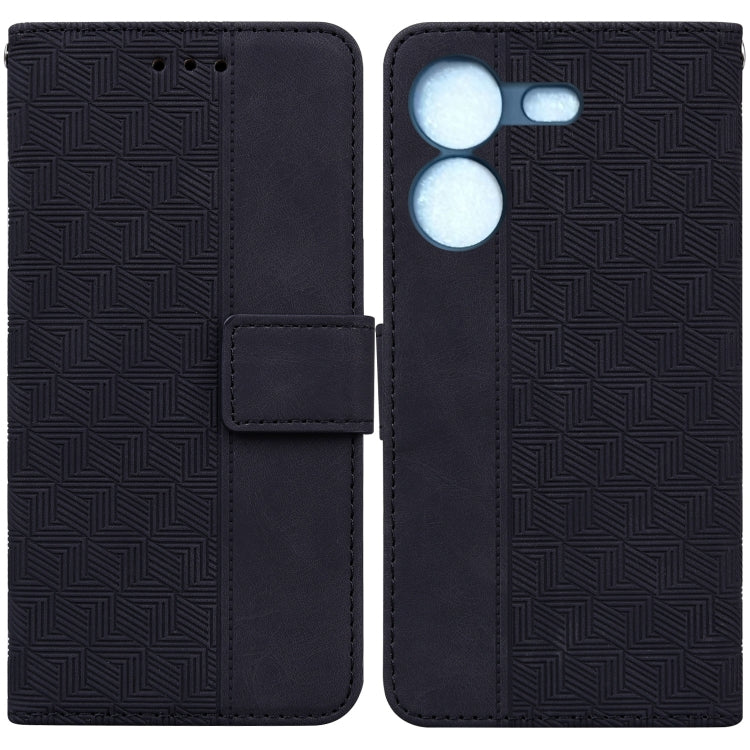 Custodia per telefono in pelle goffrata geometrica, For Tecno Camon 20 Pro 5G, For Tecno Pova 5, For Tecno Spark 10 5G, For Tecno Spark 10 Pro